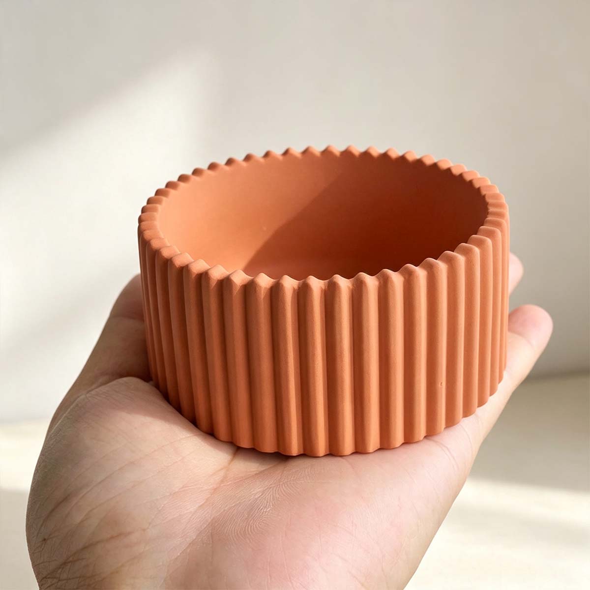 Runde gestreifte Kerzenhalter- – Potsticker Mold Bewertung und Preis