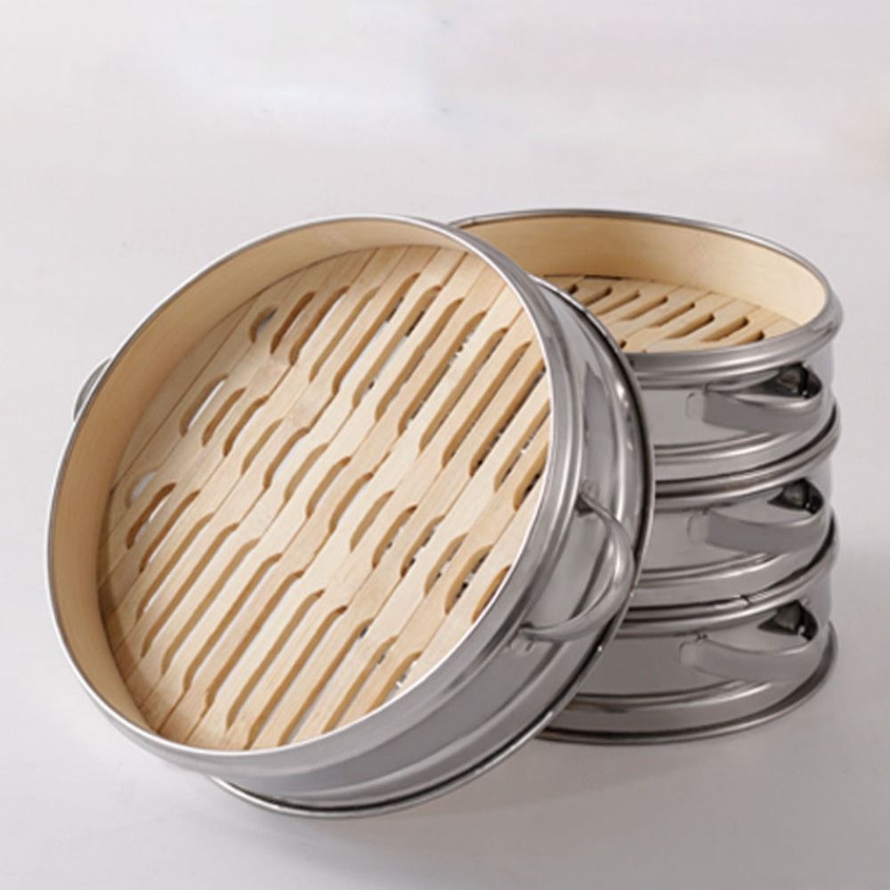 Runde Dim Sum Kochen Werkzeug  – Bao Steamer Bamboo Bewertung und Preis