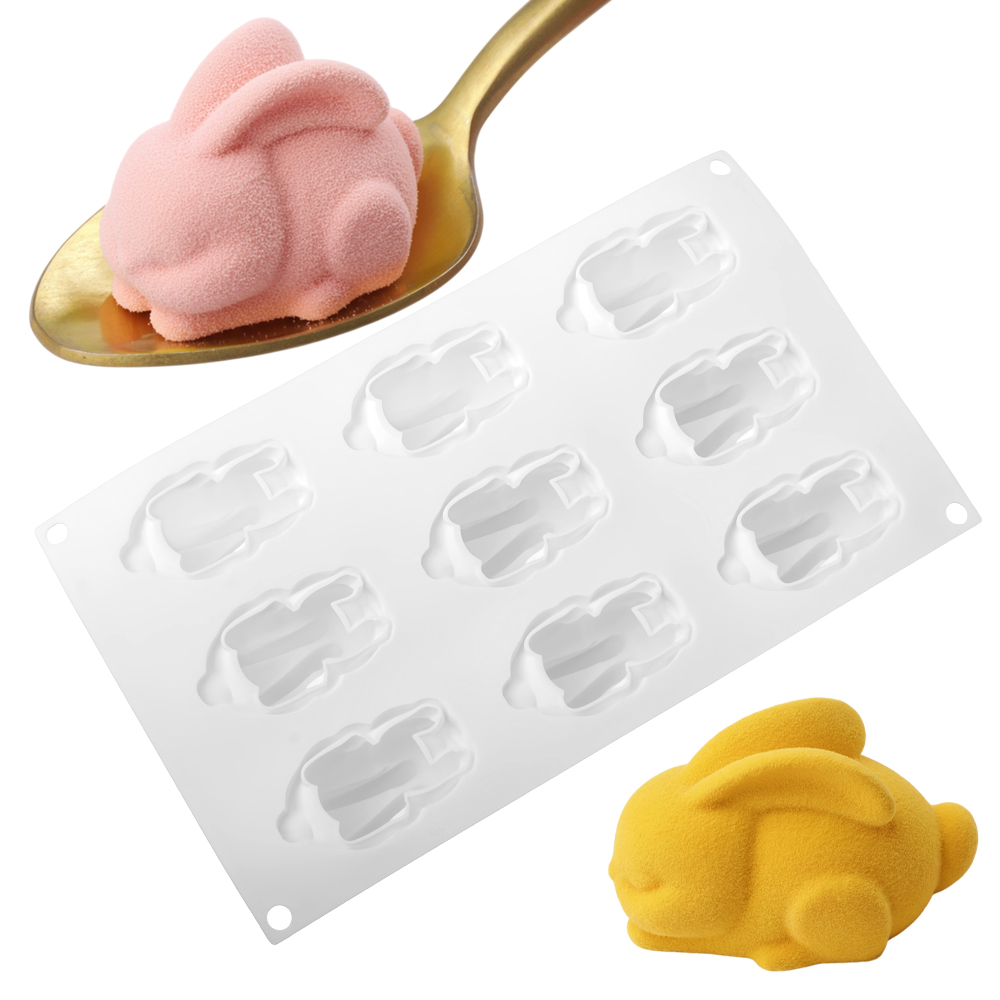 9-fach Silikonform für Schokol – Bunny Cake Mold Bewertung und Preis