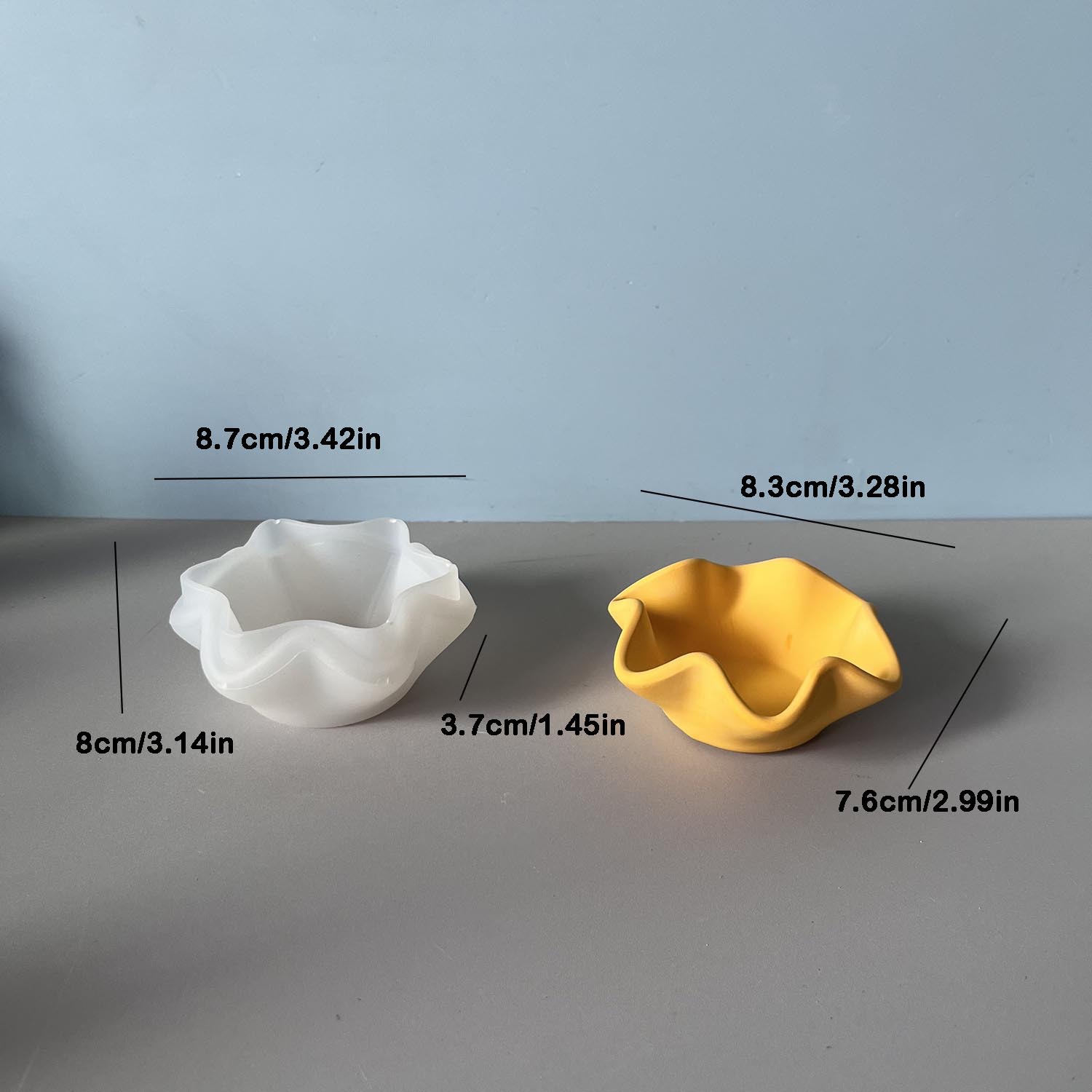 Kreative Kerzenhalter-Silikonf – Potsticker Mold Bewertung und Preis