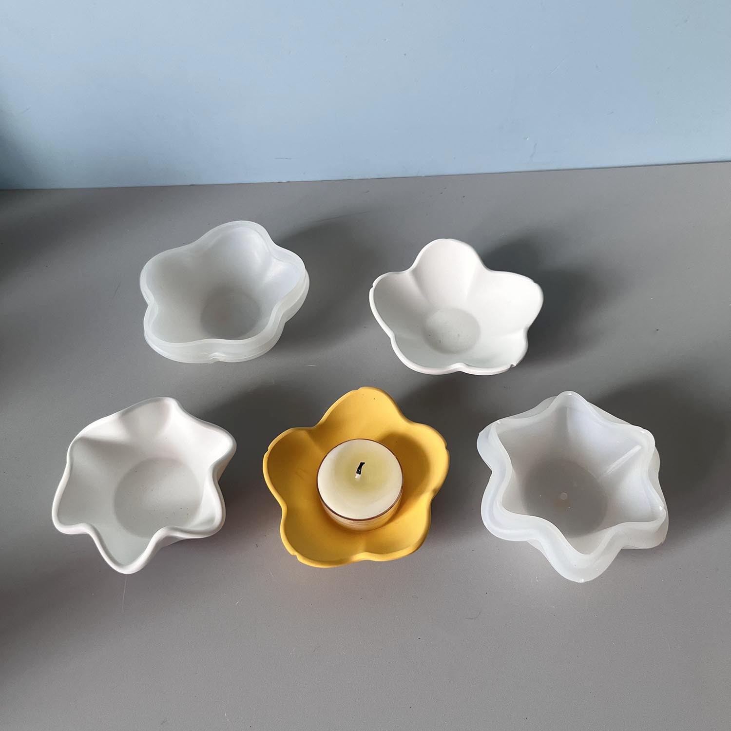 Kreative Kerzenhalter-Silikonf – Potsticker Mold Bewertung und Preis